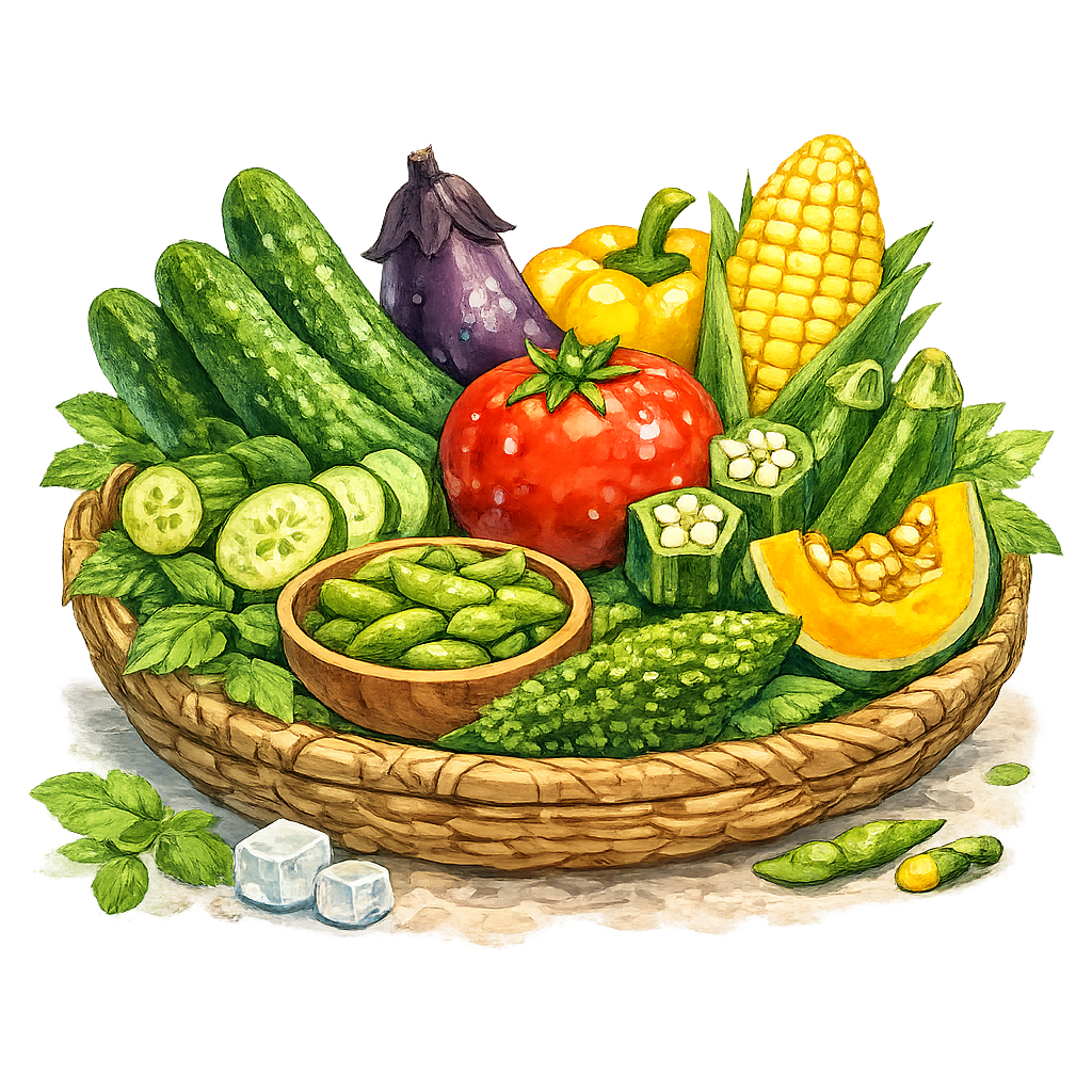 夏野菜盛り合わせ